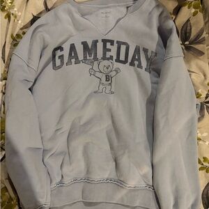Hollister Gray V-Neck Sweatshirt